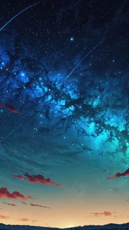 milky way wallpaper, space exploration, stargazing, background for mobile wallpaper (vertical)