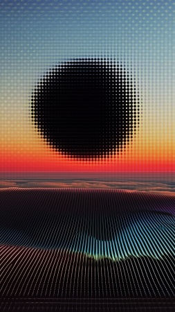 retrowave wallpaper, synthwave, neon lights, background for mobile wallpaper (vertical)