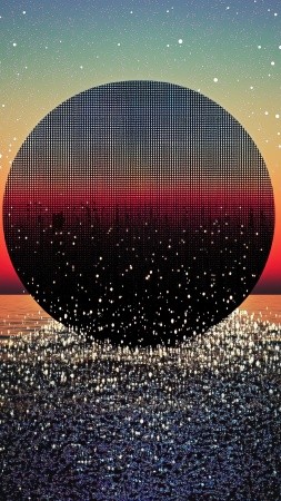 retrowave wallpaper, 80s aesthetic, 80s vibe, background for mobile wallpaper (vertical)