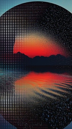 80s aesthetic wallpaper, retro patterns, dreamy aesthetics, background for mobile wallpaper (vertical)