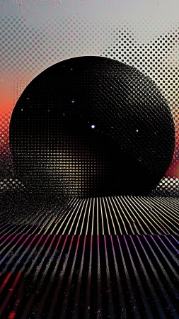 space art wallpaper, cosmic stars, vaporwave, background for mobile wallpaper (vertical)