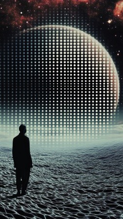 wormhole wallpaper, star systems, astrophysics, background for mobile wallpaper (vertical)