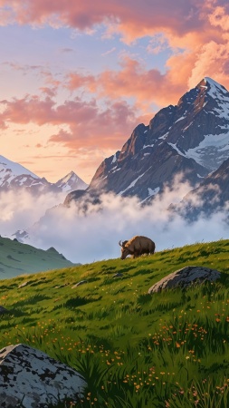 swiss alps wallpaper, weather, weather conditions, background for mobile wallpaper (vertical)