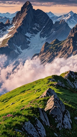 swiss alps wallpaper, weather, alpine weather, background for mobile wallpaper (vertical)