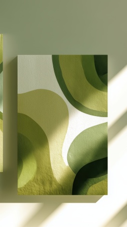 stress reduction wallpaper, biophilic design, nature art print, background for mobile wallpaper (vertical)