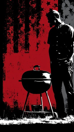 american flag wallpaper, dark wallpaper, summer party, background for mobile wallpaper (vertical)