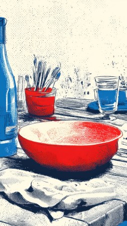 party wallpaper, outdoor barbecue, family celebration, background for mobile wallpaper (vertical)