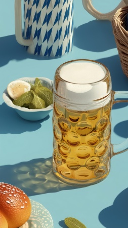 wiesn wallpaper, beer, lederhosen, background for mobile wallpaper (vertical)