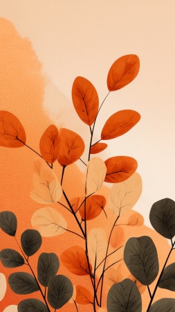 fall colors wallpaper, leaf peeping, forest trails, background for mobile wallpaper (vertical)