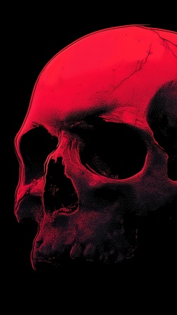 skulls wallpaper, skull art, horror themes, background for mobile wallpaper (vertical)