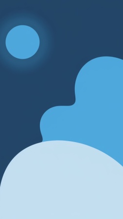 blue shapes wallpaper, soft color palette, modern backgrounds, background for mobile wallpaper (vertical)