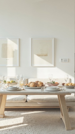 friendsgiving wallpaper, autumn table settings, thanksgiving table settings, background for mobile wallpaper (vertical)