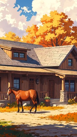 rustic farmhouse wallpaper, porch, front porch, background for mobile wallpaper (vertical)