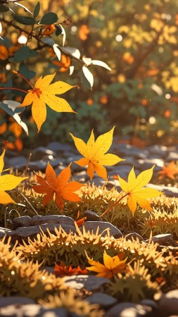 seasonal changes wallpaper, crisp air, seasonal change, background for mobile wallpaper (vertical)