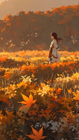 fall vibes wallpaper, countryside views, cozy vibes, background for mobile wallpaper (vertical)