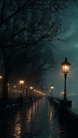 gothic halloween wallpaper, witching hour, haunted, background for mobile wallpaper (vertical)