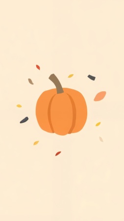 4k background wallpaper, happy thanksgiving art, autumn background, background for mobile wallpaper (vertical)