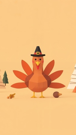 fall clipart wallpaper, thanksgiving clipart, harvest decorations, background for mobile wallpaper (vertical)