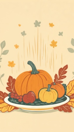 scrapbook wallpaper, autumn decorations, fall foliage images, background for mobile wallpaper (vertical)