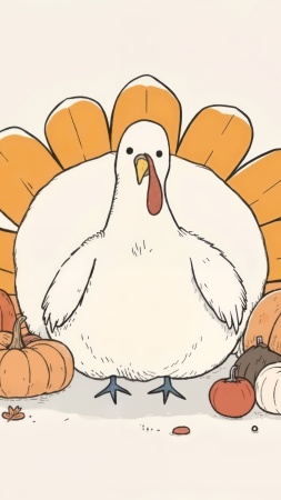 autumn illustrations wallpaper, festive imagery, autumn graphics, background for mobile wallpaper (vertical)