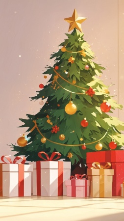 christmas gift wallpaper, xmas gift ideas, gift giving, background for mobile wallpaper (vertical)