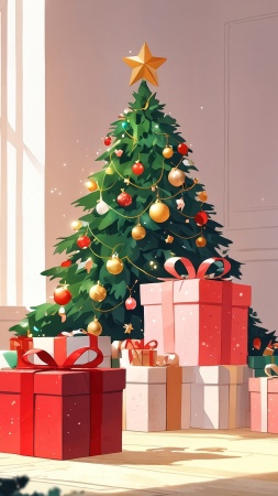 christmas gift wallpaper, last-minute christmas gifts, unique holiday gifts, background for mobile wallpaper (vertical)