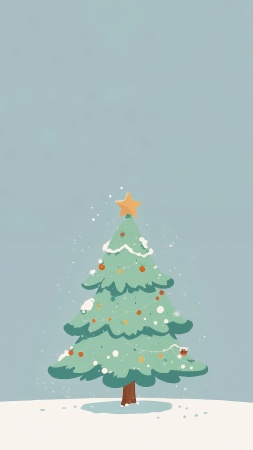pine tree decorations wallpaper, december festivities, cozy fireplace, background for mobile wallpaper (vertical)