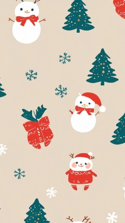 holiday wallpapers wallpaper, nostalgic images, retro holiday decor, background for mobile wallpaper (vertical)