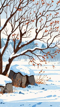 tranquil landscapes wallpaper, hot cocoa, warm beverages, background for mobile wallpaper (vertical)