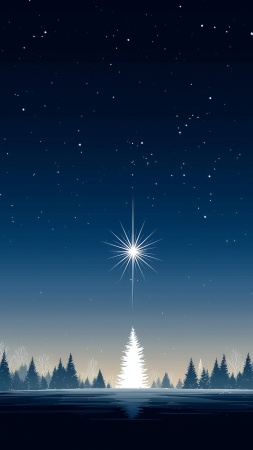bethlehem star wallpaper, holiday traditions, holiday lights, background for mobile wallpaper (vertical)