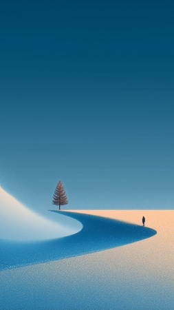 holiday lights wallpaper, illuminated trees, winter holidays, background for mobile wallpaper (vertical)