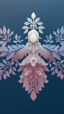 angel snow wallpaper, christmas angel, holiday ornaments, background for mobile wallpaper (vertical)