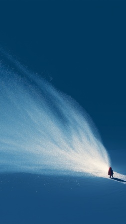 angel snow wallpaper, christmas angel, snow angel ornament, background for mobile wallpaper (vertical)