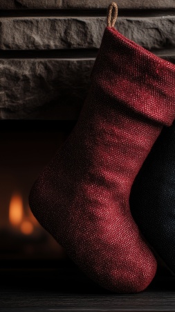 fireplace wallpaper, gift ideas, fireplace decor, background for mobile wallpaper (vertical)