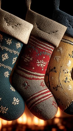 christmas stocking wallpaper, stocking patterns, personalized stockings, background for mobile wallpaper (vertical)