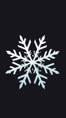 snowflake wallpaper, crystallized, decorative design, background for mobile wallpaper (vertical)
