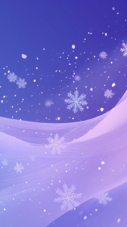 peaceful scenery wallpaper, snow scene, nature-inspired art, background for mobile wallpaper (vertical)