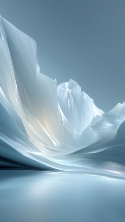 winter patterns wallpaper, crystalline art, chill aesthetics, background for mobile wallpaper (vertical)