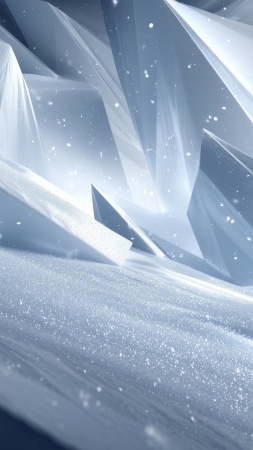 icy background wallpaper, blue ice, crystalline patterns, background for mobile wallpaper (vertical)