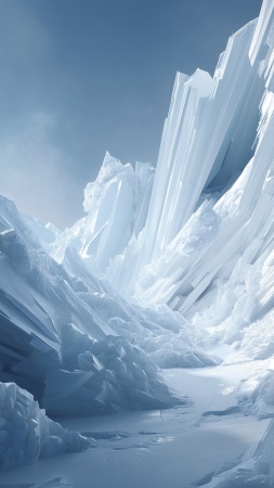 crystalline structure wallpaper, crystal frost, ice formations, background for mobile wallpaper (vertical)
