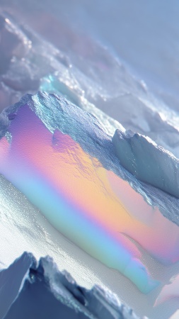 ice texture wallpaper, snow texture, crystalline frost, background for mobile wallpaper (vertical)