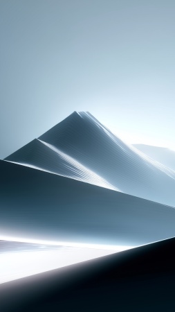 modern abstract wallpaper, minimalist ice, cold aesthetics, background for mobile wallpaper (vertical)