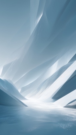 modern abstract wallpaper, minimalist ice, frozen elegance, background for mobile wallpaper (vertical)
