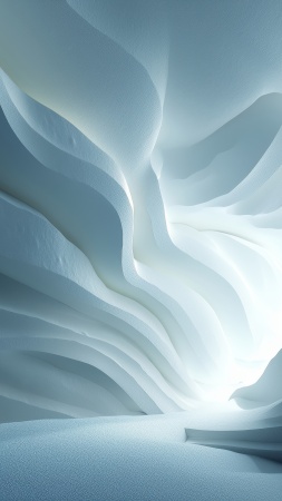 winter geometry wallpaper, icy textures, minimalistic ice art, background for mobile wallpaper (vertical)