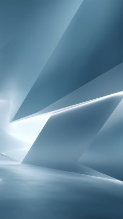 icy geometry wallpaper, minimal ice, cold aesthetics, background for mobile wallpaper (vertical)
