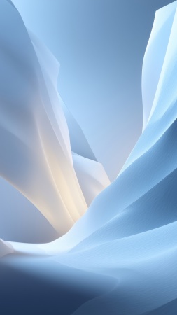 icy geometry wallpaper, minimal ice, serene winter, background for mobile wallpaper (vertical)