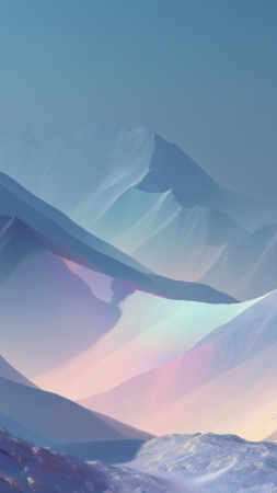 snowy mountains wallpaper, snowy terrain, crisp mountain air, background for mobile wallpaper (vertical)