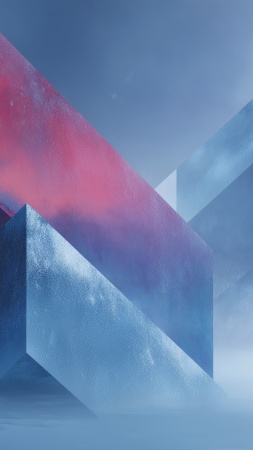 minimal abstract mountains wallpaper, serene gradients, serene nature, background for mobile wallpaper (vertical)