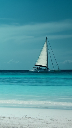 Boracay wallpaper, ocean resort, 4k wallpapers, background for mobile wallpaper (vertical)