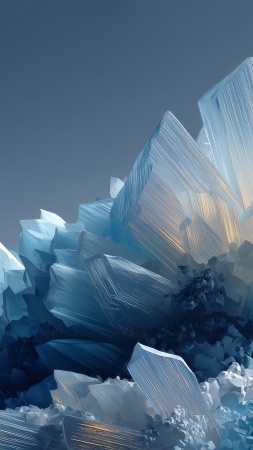 abstract crystals wallpaper, spectrum art, visual texture, background for mobile wallpaper (vertical)